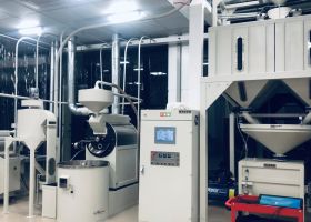 Hệ thống dây chuyền rang xay cà phê CS300÷400 kg/ngày