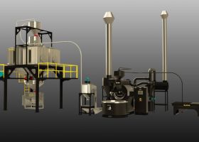 Hệ thống dây chuyền rang xay cà phê CS800÷1000 kg/ngày