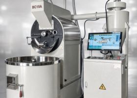 Máy rang cafe 15kg-mẻ