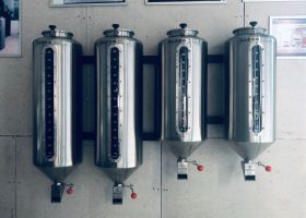 Silo 100 lít chứa 30 kg hạt cà phê rang