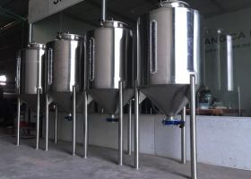 Silo 400 lít chứa 120 kg hạt cà phê rang