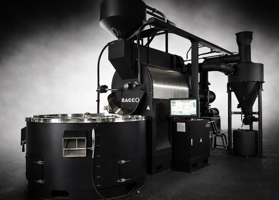 Máy rang cafe 120kg-mẻ