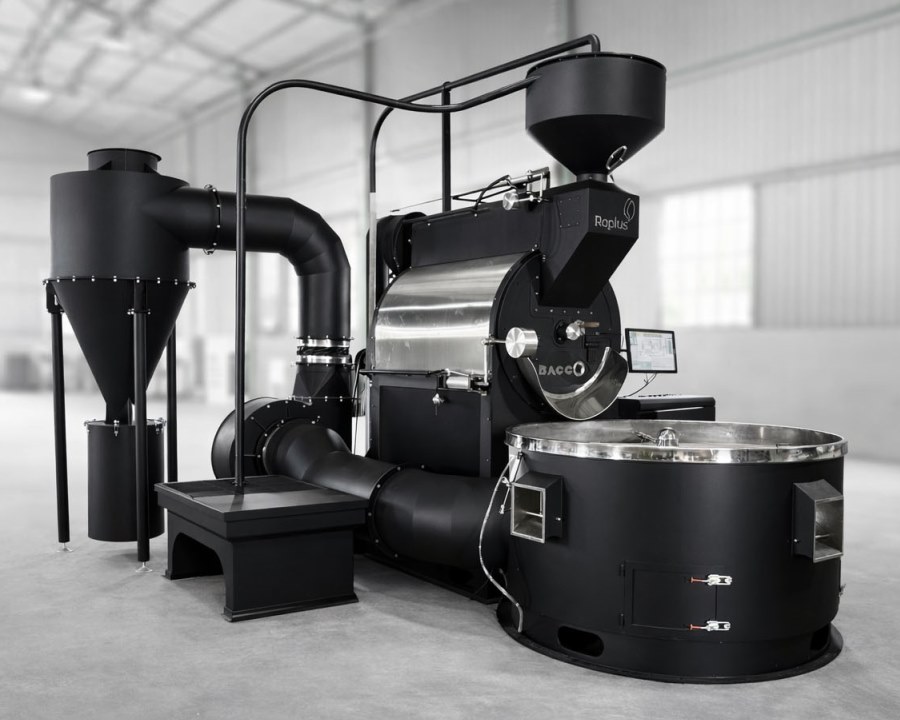 Máy rang cafe 60kg-mẻ